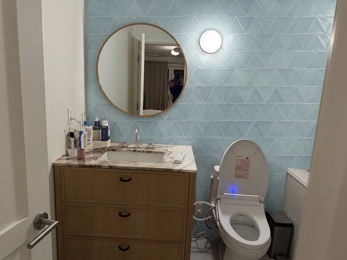 Azure Spa Oasis — Vanity Photo View