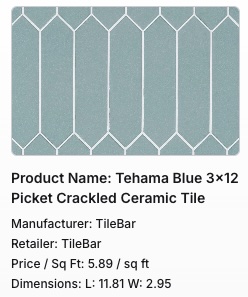CAD kitchen backsplash material variant