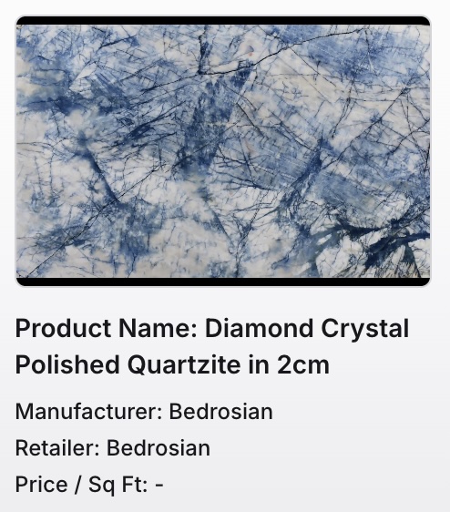 CAD kitchen perimeter countertop material